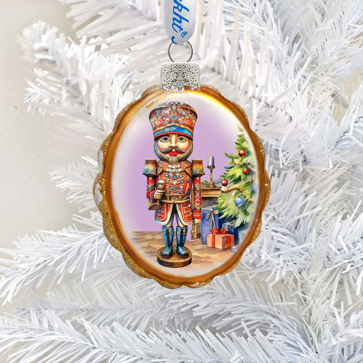 Nutcracker Mercury Glass Ornaments by G. Debrekht - Christmas Decor - 776023