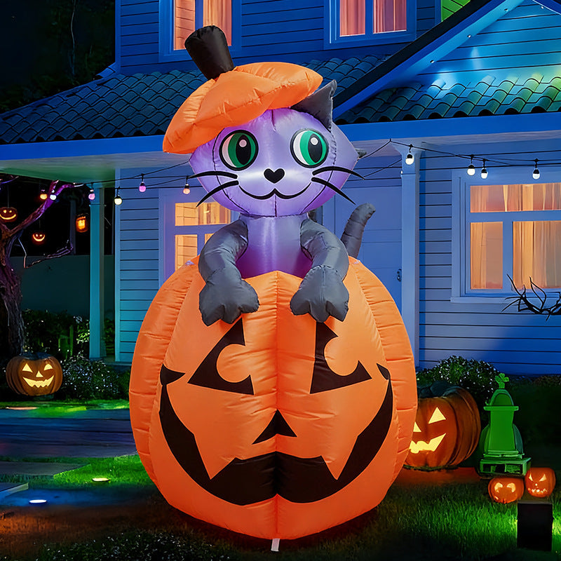 Halloween Inflatable Cartoon Cat Decoration