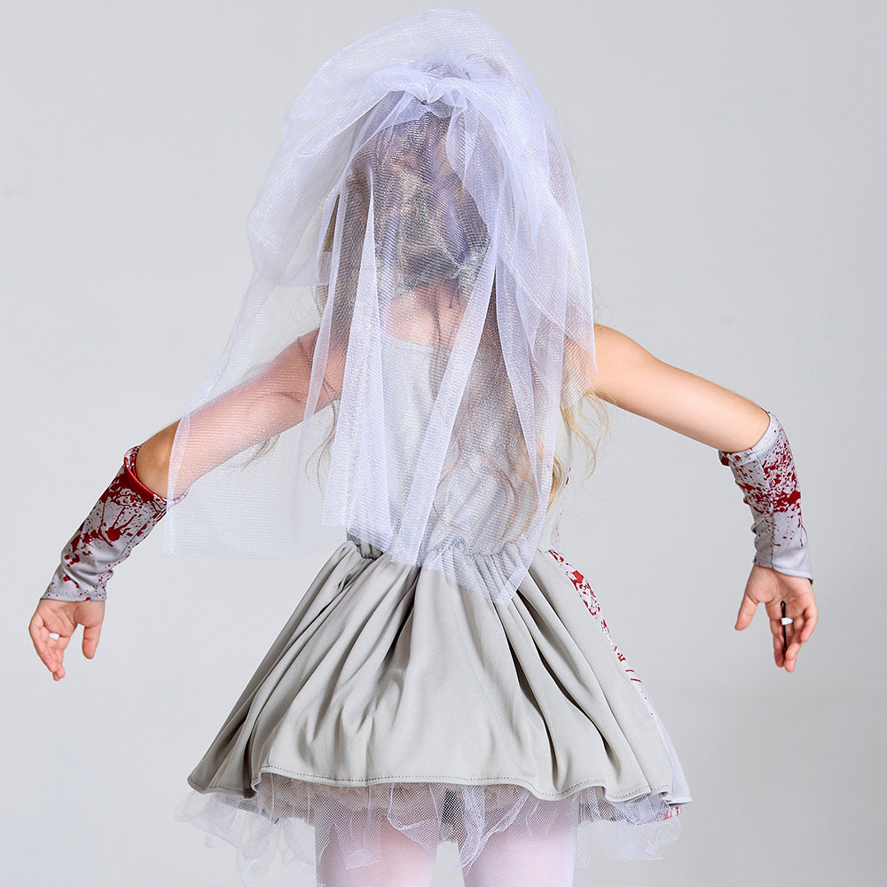 Halloween Costume Children's Gray Pettiskirt