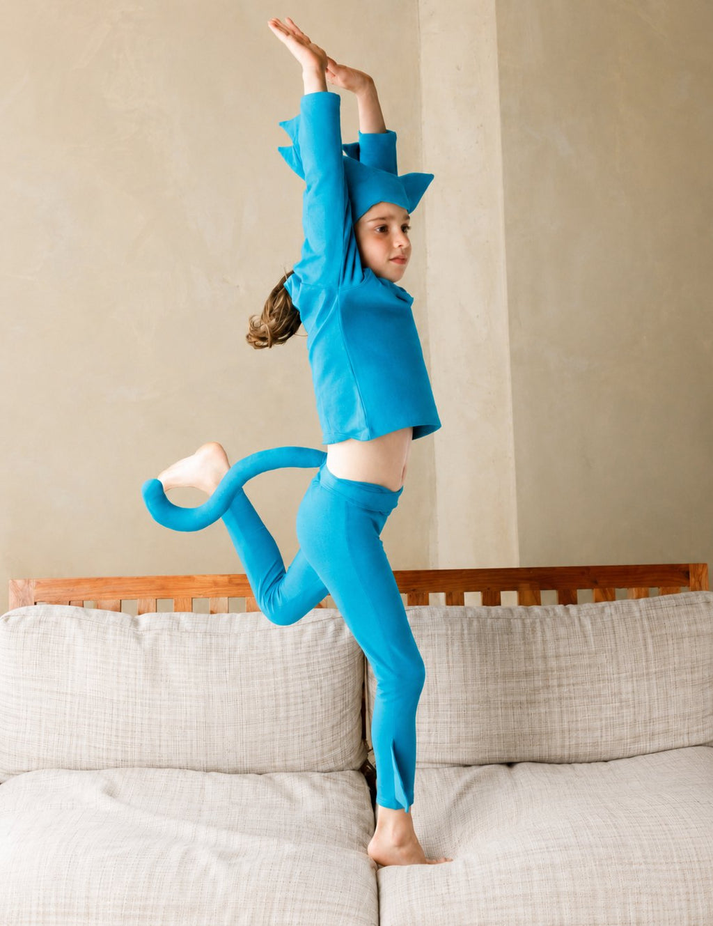 Blue Cat Costume