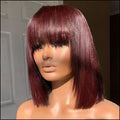 Bangs Short Hair Wig Breathable and Natural