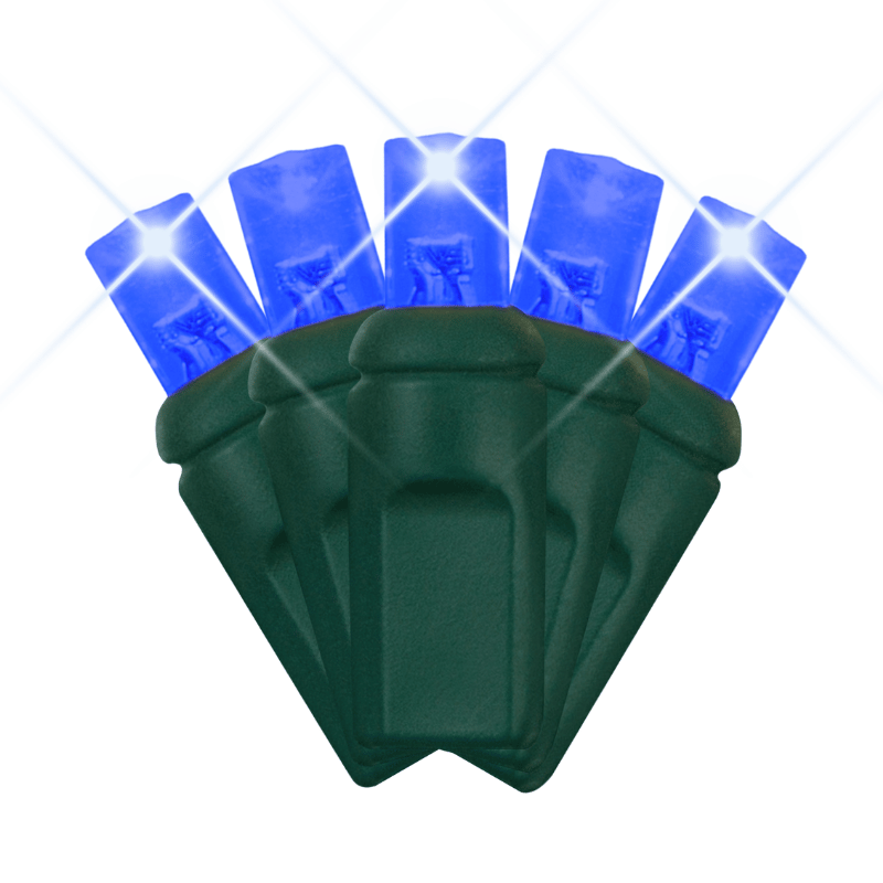 LED Mini Lights 5MM Blue Twinkle 6" Spacing