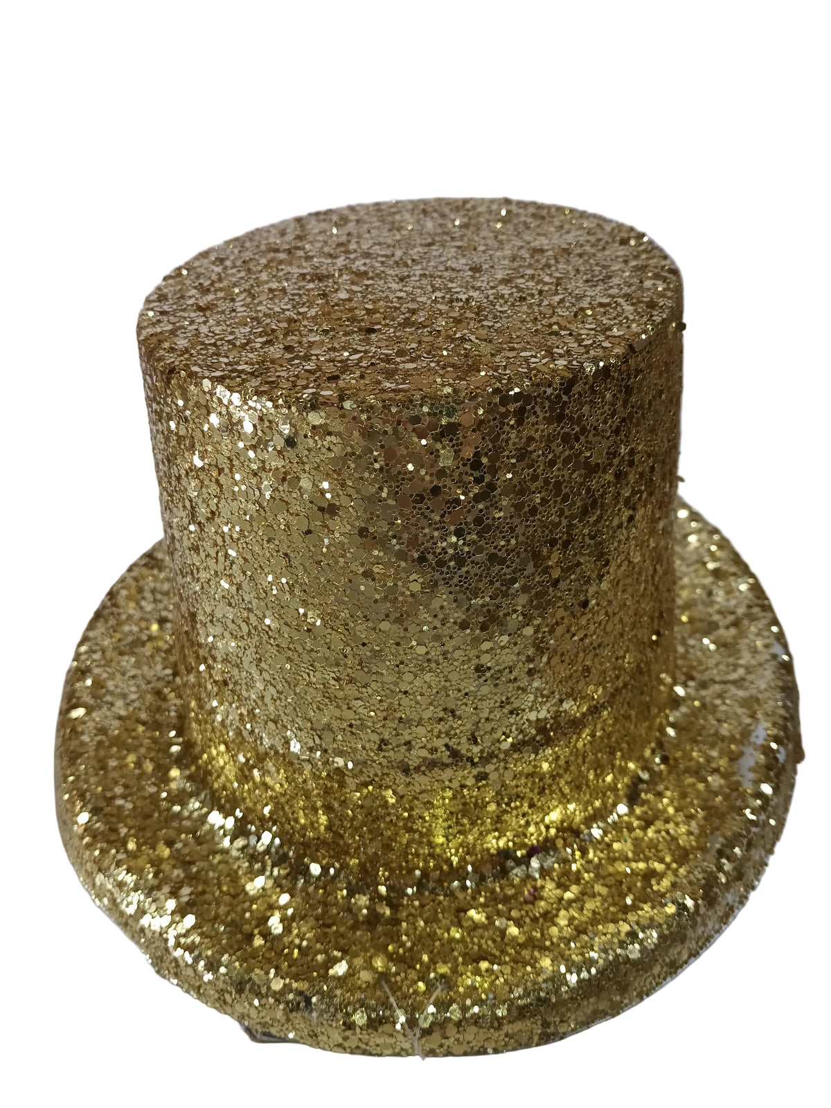 Rubies Chunky Gold Glitter Top Hat