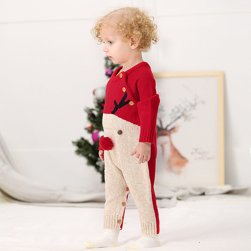 Children's Christmas knitted sweater