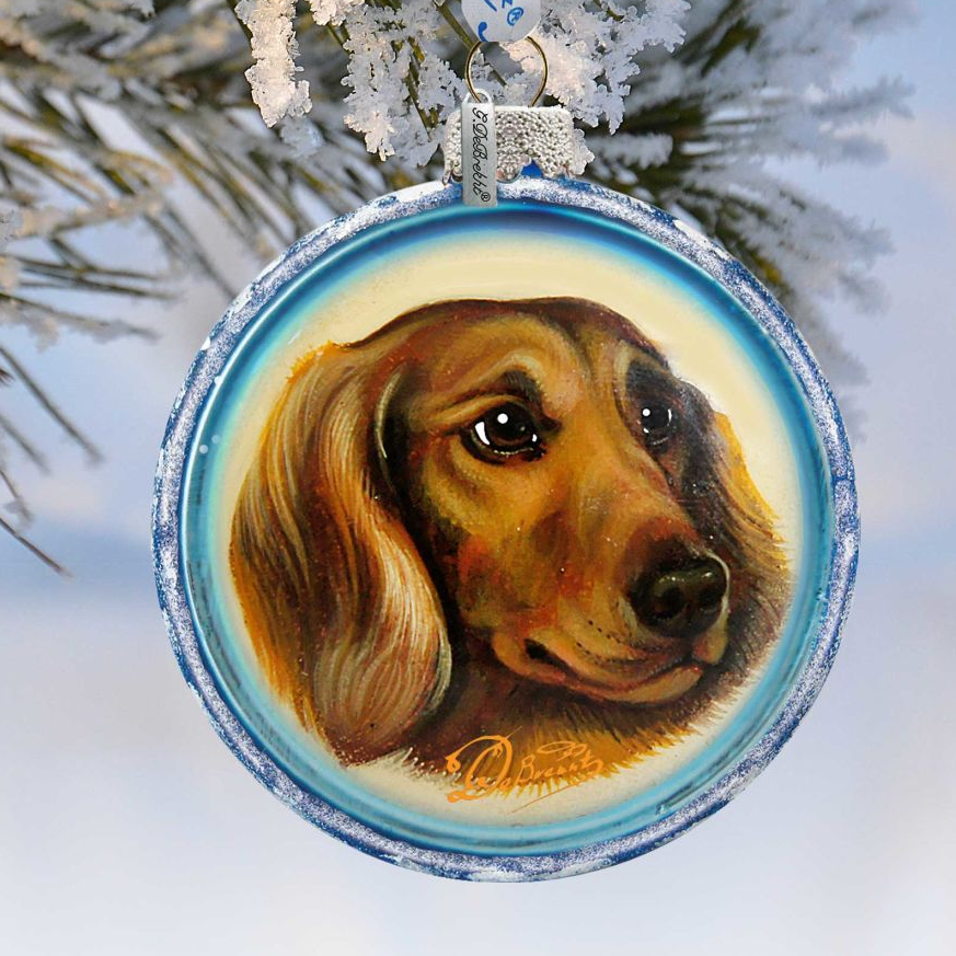 Best Friend Glass Ornament by G. DeBrekht - Christmas Decor - 764-017