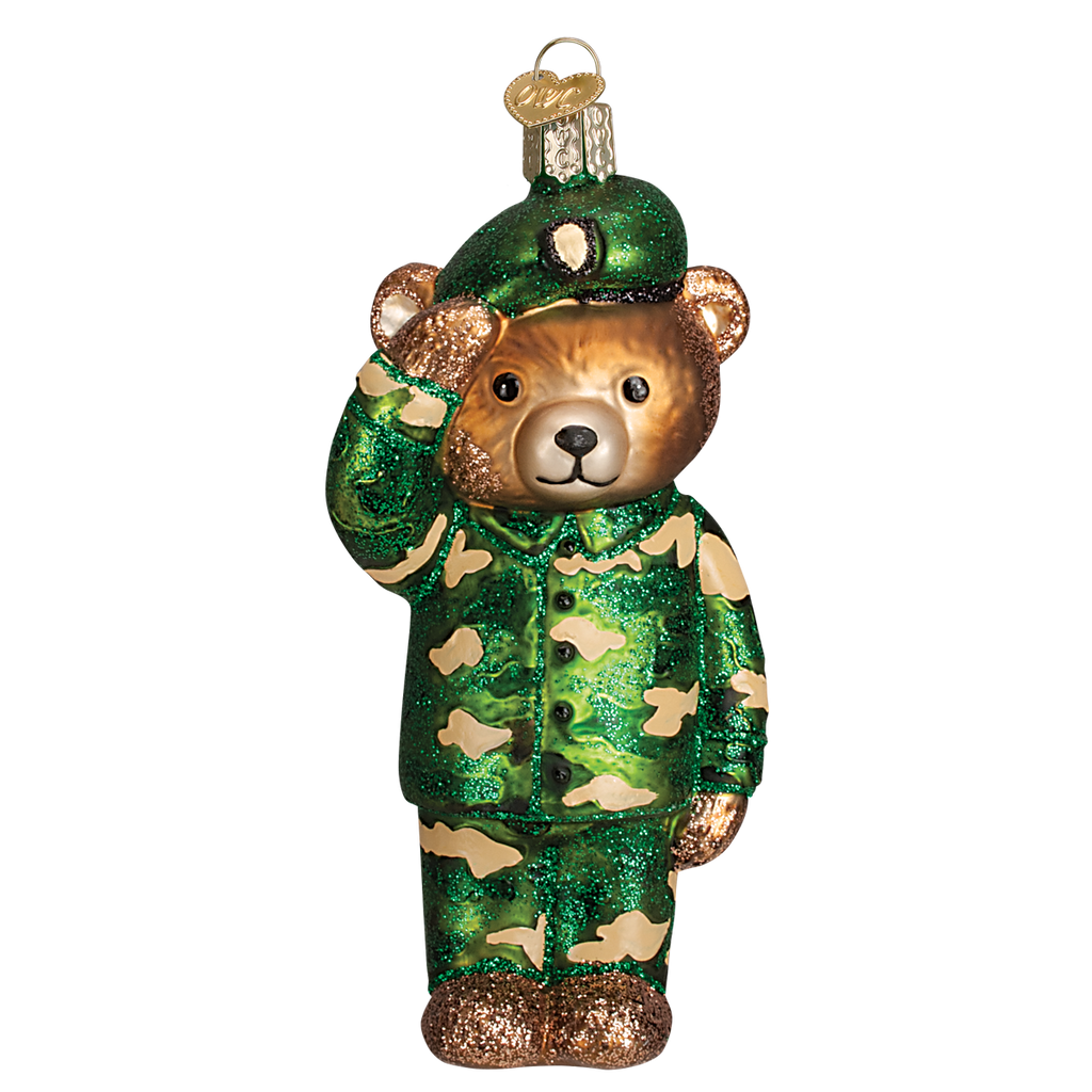 Army Bear Ornament