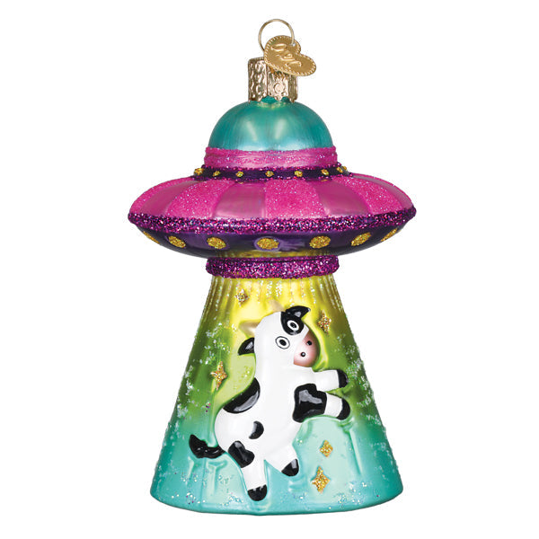 Cow Abduction Ornament