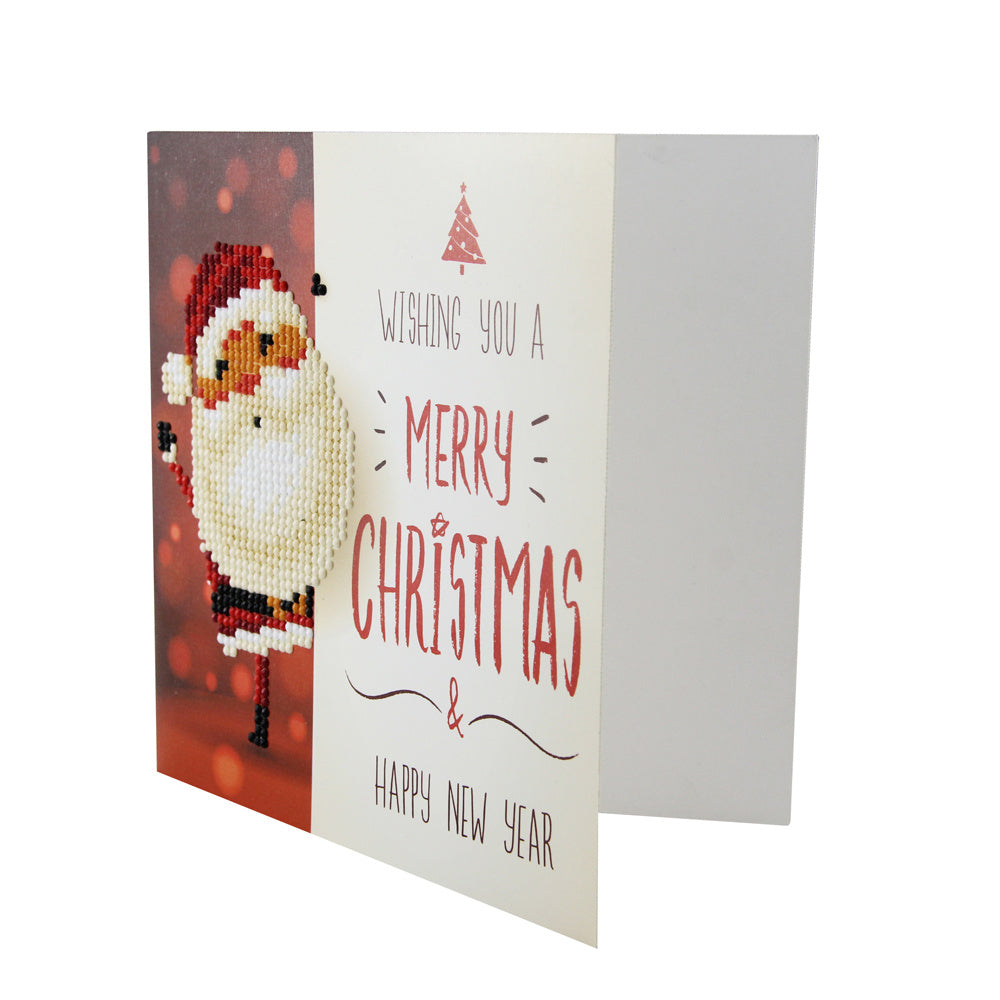 Christmas DIY Diamond Painting Greeting Cards 5D Cartoon Birthday Postcards