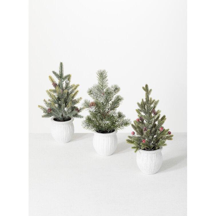 Green Pine Cashmere Christmas Tree