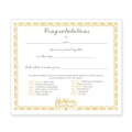 Bride's Collection Certificate