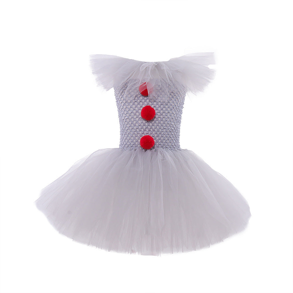 Mesh Princess Dress Set Children's Halloween Costume