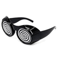 X-Ray Vision Glasses - Black Hypno Swirl