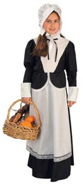 Pilgrim Girl Thanksgiving Colonial Child Costume Small 4-6