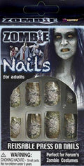 Zombie Fake Finger Press On Nails