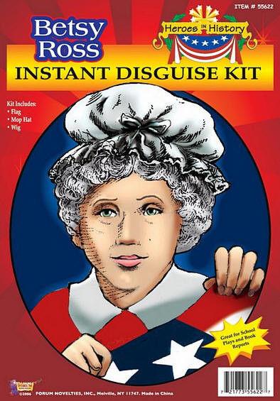 Betsy Ross Instant Disguise Kit Costume Kit School Play