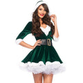 Women Christmas Dress Sexy Santa Claus Hoodie Cosplay Costumes