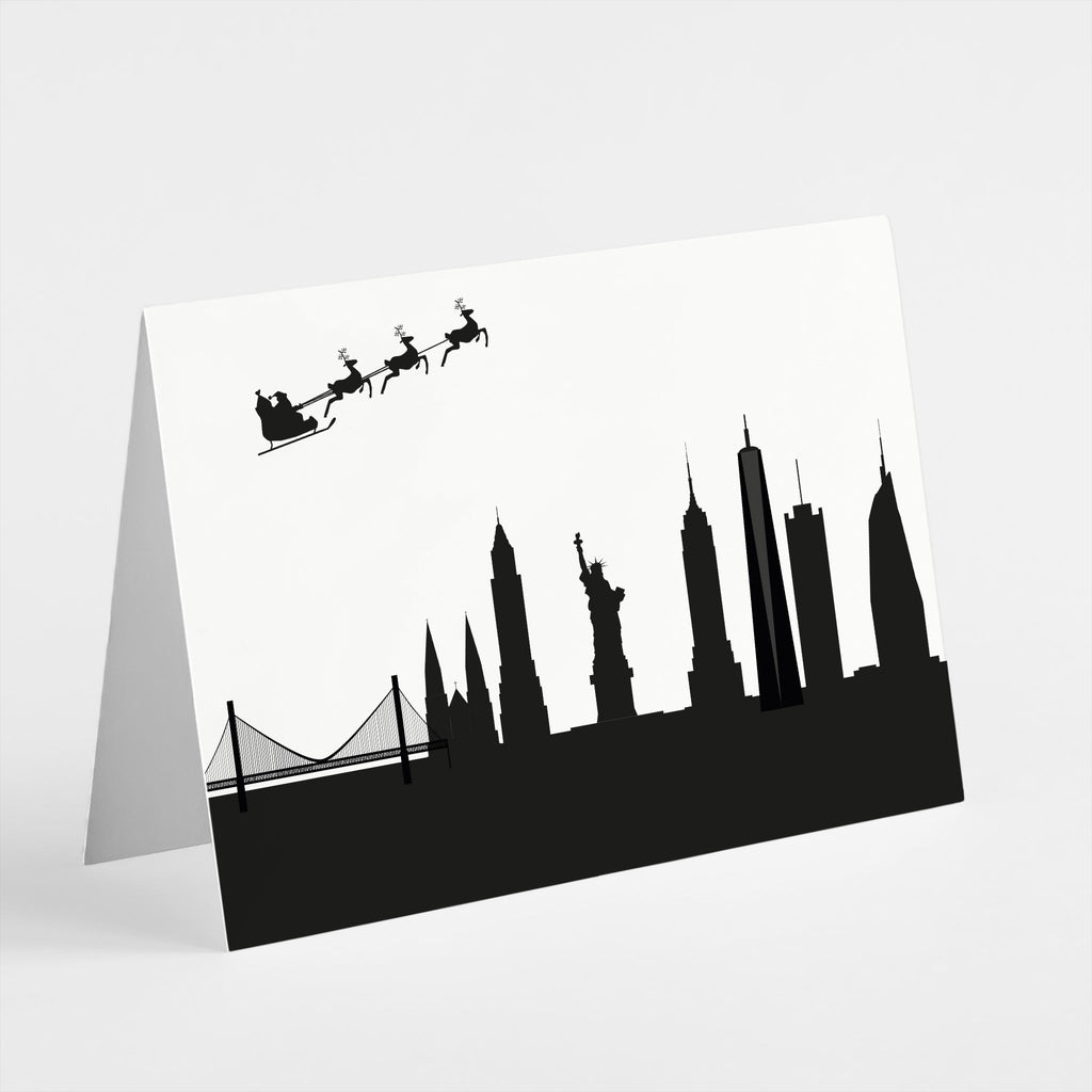 Santa Christmas Cards, Set of 24