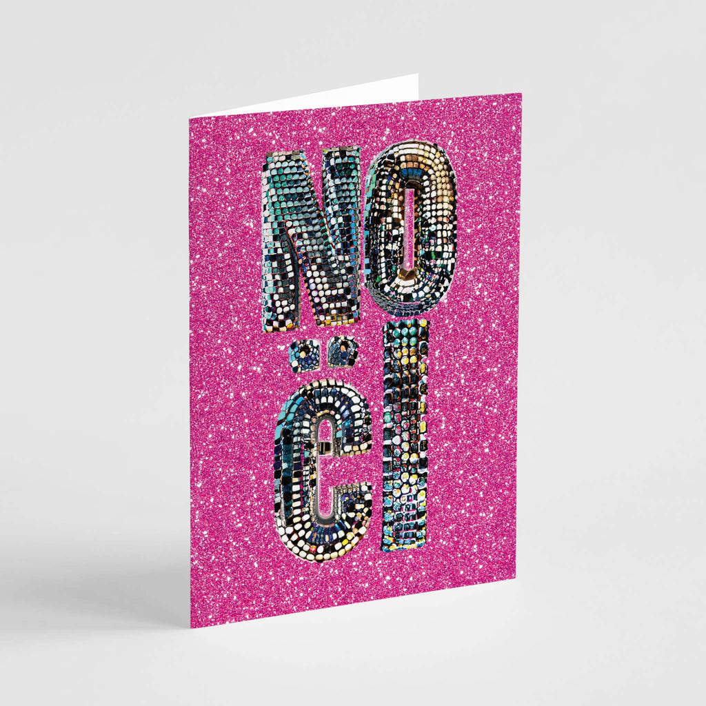 Disco Noel Christmas Cards, Set of 24