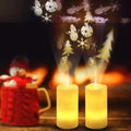 Battery-Powered Snowflake LED Flameless Candle with Remote