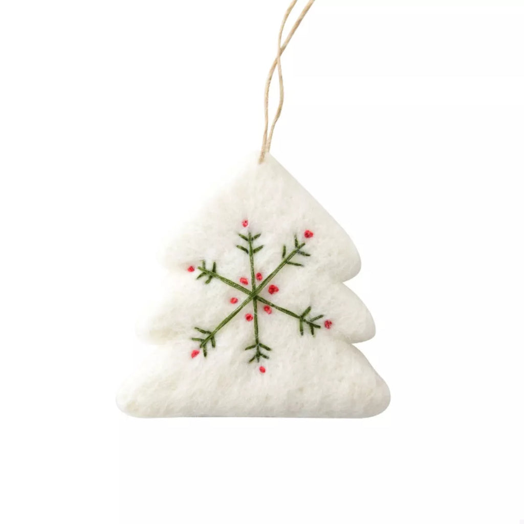 Christmas Felt Snowflake Ornament
