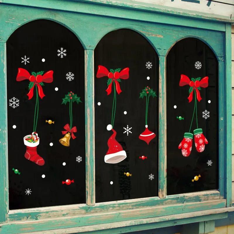 Christmas Wall Sticker Shop Decorative Stickers