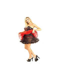 Women's 19" Crinoline Petticoat Costume Accessory Black Plus Size