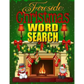 Fireside Christmas Word Search: Easy Large Print Puzzle Book for Adults & Kids: PLUS 30 Christmas Coloring Pages for Relaxation: Great Christmas Stock - Paperback