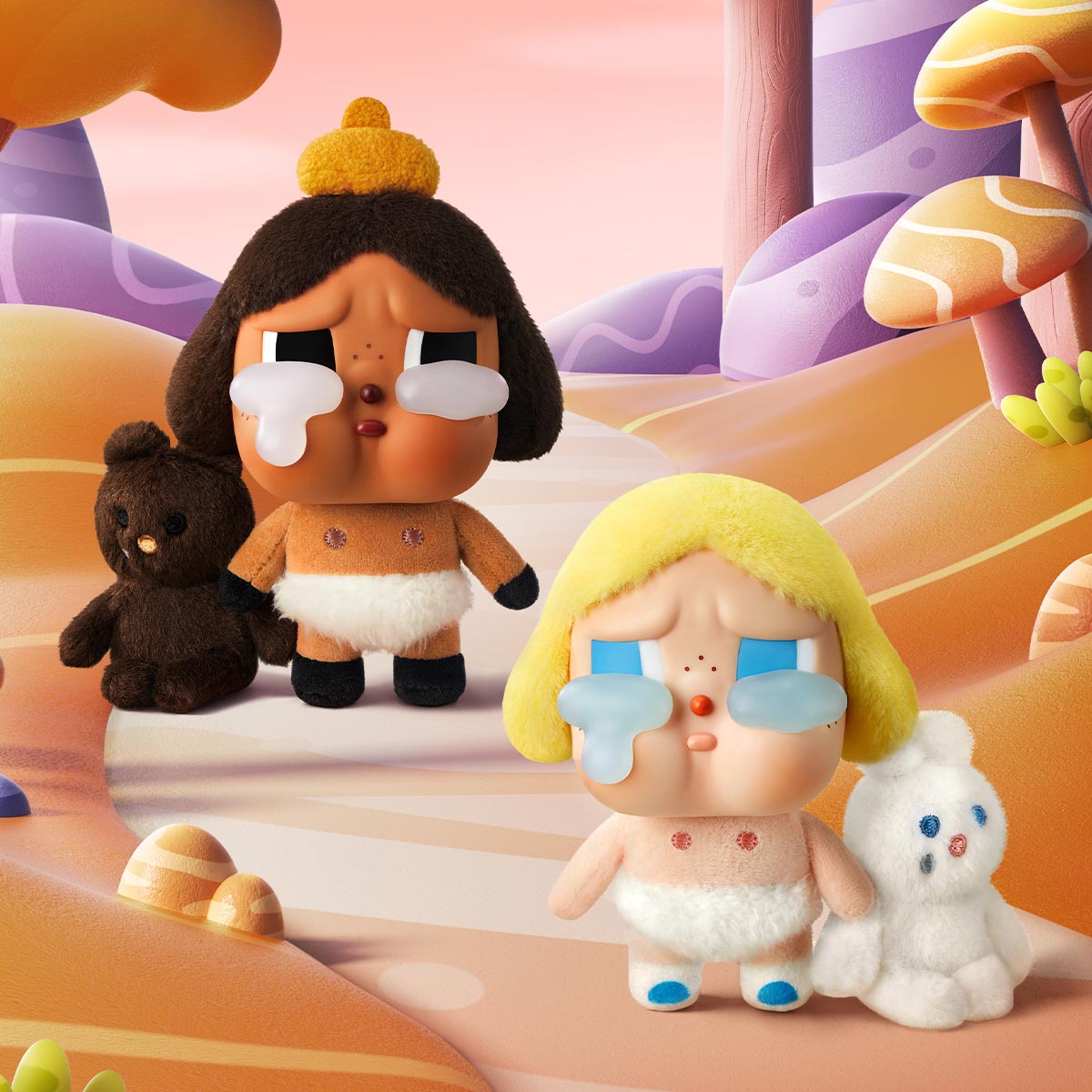 [IN STOCK] POPMART CRYBABY Crying Again Series - Vinyl Face Plush Blind Box