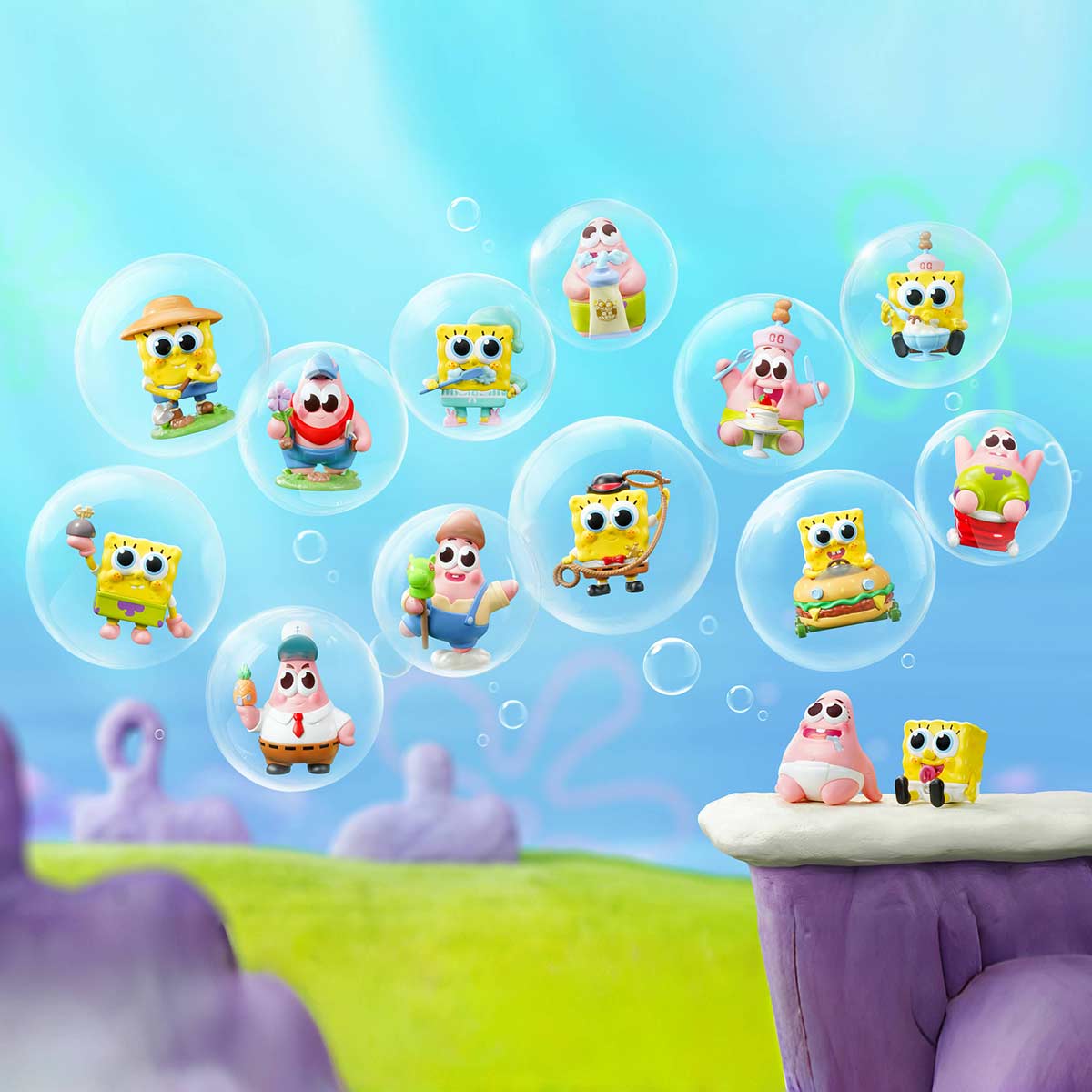[In Stock] POPMART SpongeBob Best Friends Series Figures Blind Box