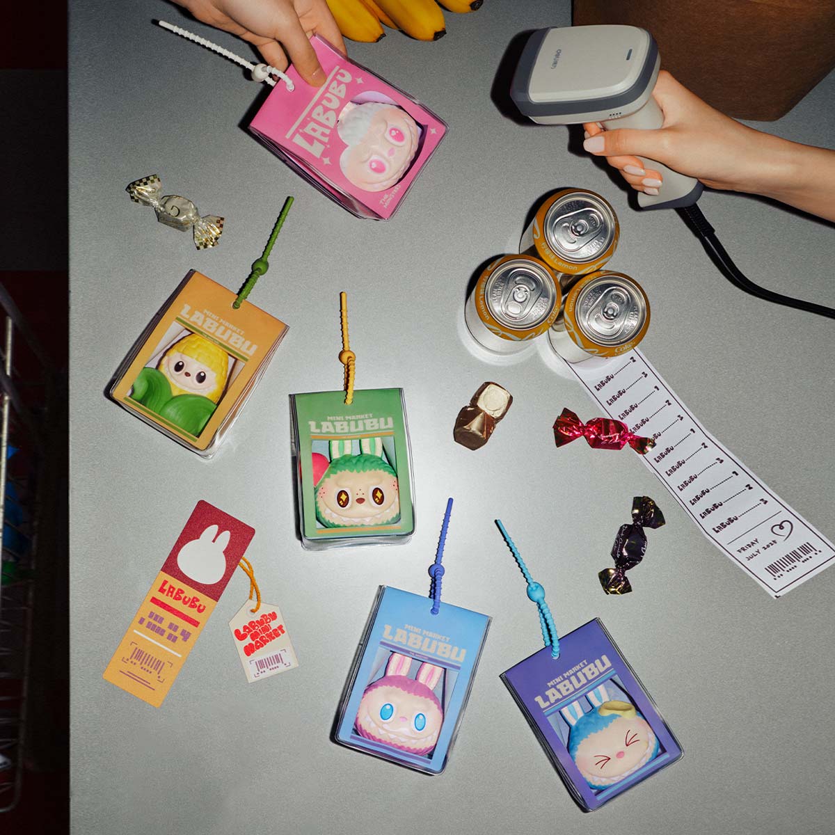 [In Stock] POPMART Wacky Mart Series-Pinch Pendant Squishy Charm Blind Box (SEALED)