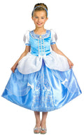 Officially Licensed Disney Princess Cinderella Child Costume Blue Dress 7-8