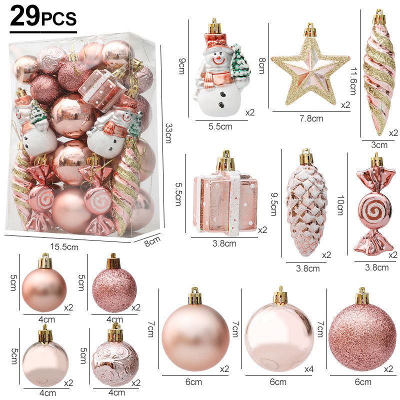Christmas Tree Decorations Pendant Set
