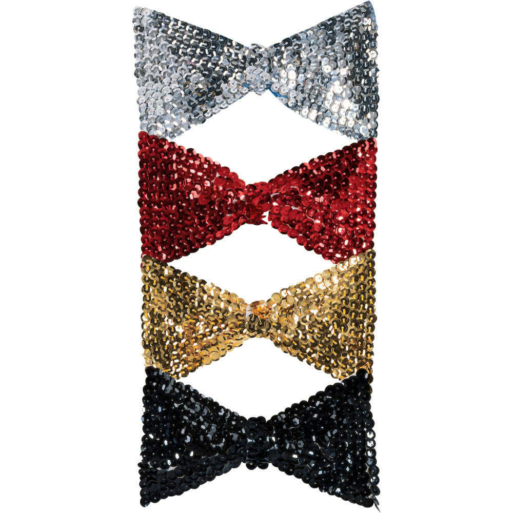 Rubies Gold Sequin Bowtie