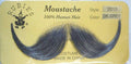 Dark Grey Human Hair Handlebar Moustache 2013