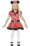 Cute Mouse Girls Costume Dress Minnie Large 10-12
