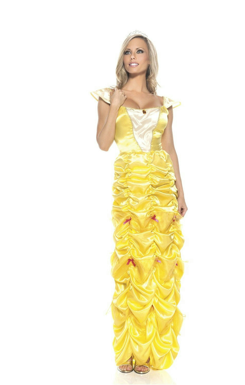 Women's Yellow Southern Belle Princess Costume Size M/L