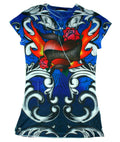 Girls Sacred Heart Juniors Sublimation Fashion Shirt Size Small