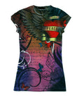 Girls Love and Peace Juniors Sublimation Fashion Shirt Size XL