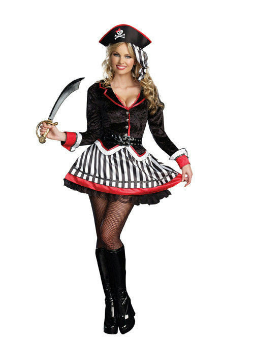 Dreamgirl Women's Treasure Me Sexy Pirate Adult Costume Size Medium 6-10