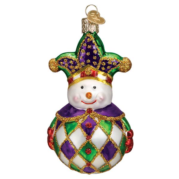 Harlequin Snowman