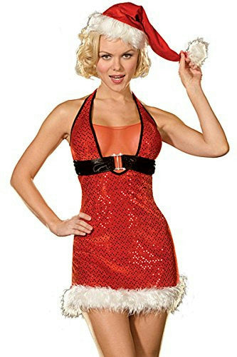 Dreamgirl Merry Mischief Miss Santa Christmas Adult Costume Size Medium