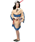Girls Native American Indian Princess Child Costume Size Medium 8-10