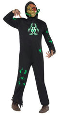 Men's Biohazard Man Zombie Smiffy's Adult Costume Size Medium
