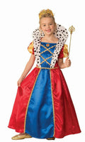 Girls Royal Queen Child Costume Dress Size Medium 8-10