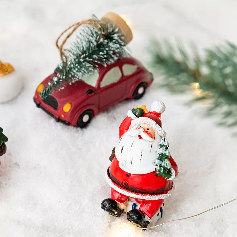 Christmas Santa Claus Miniature Figurine Ornament