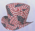 American Flag Top Hat 4th of July Patriot Uncle Sam Accessory