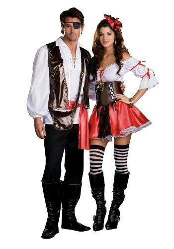Dreamgirl Captain One-Eyed Willy Pirate Adult Mens Costume Size XL
