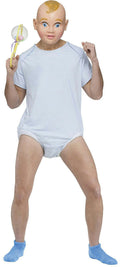 Fun World Men's Big Baby Romper and Mask Adult Funny Costume