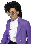 Fun World Mens Black Purple Pain Prince Celebrity Costume Wig