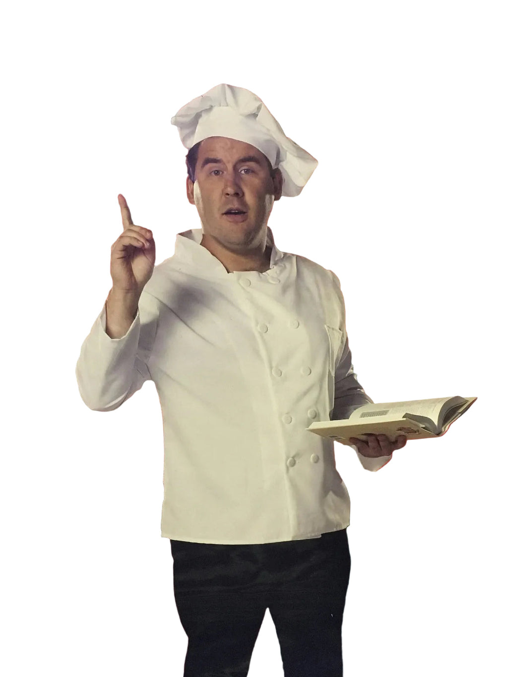 Cinema Secrets Executive Chef Plus Size Costume Coat and Hat